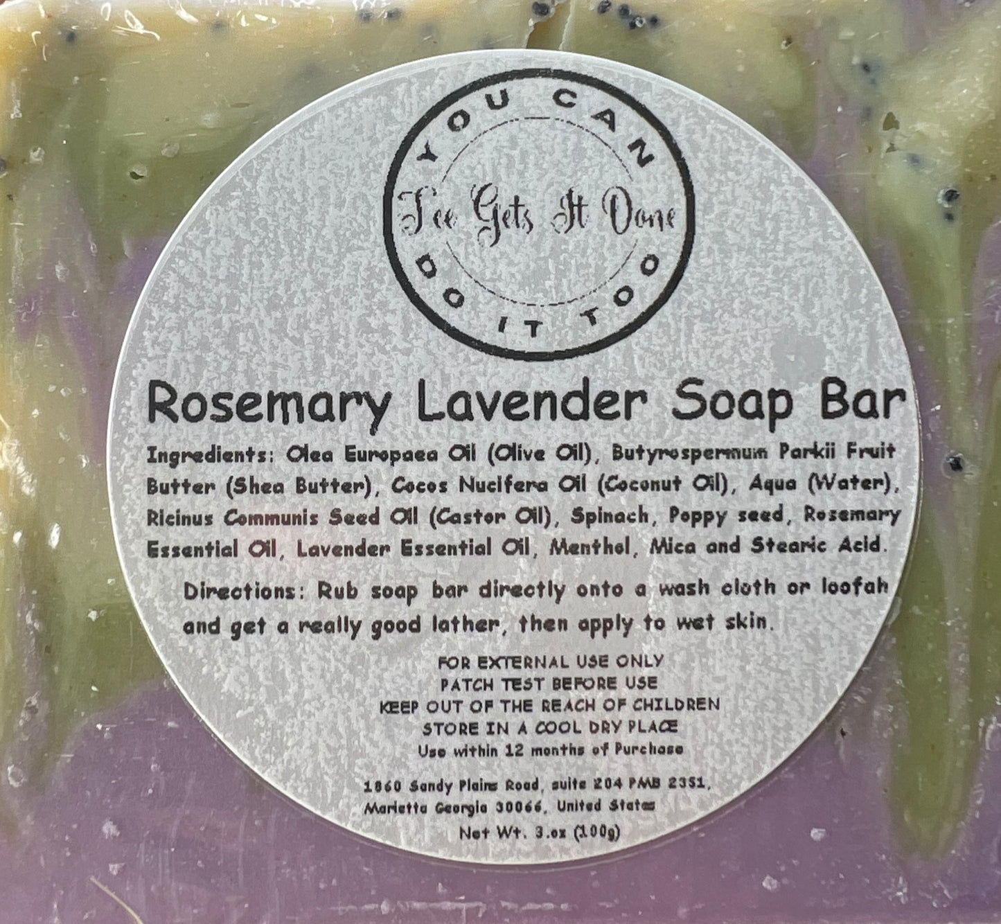 Lavender, Rosemary Soap
