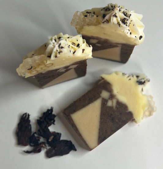 Hibiscus and Honey soap bar